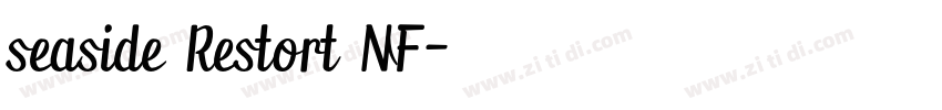seaside Restort NF字体转换